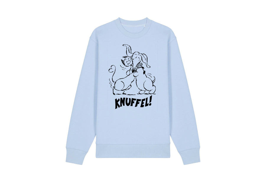 Jan, Jans en de Kinderen Sweater - 'Knuffel' Blue Soul - afbeelding 1