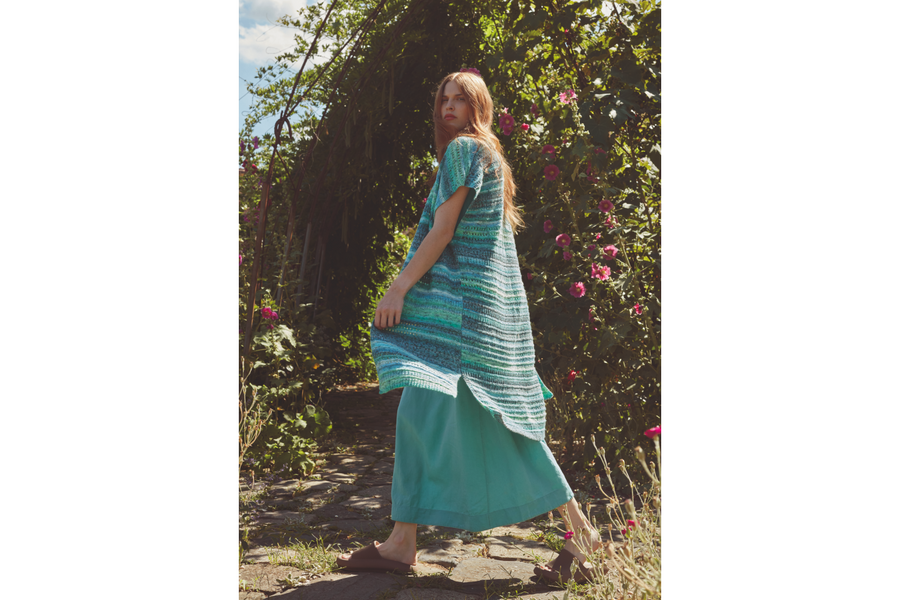 Breipakket blauw halflang vest - afbeelding 1