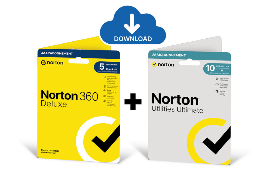 Norton 360 Deluxe incl. gratis Norton Utilities Ultimate - afbeelding 1