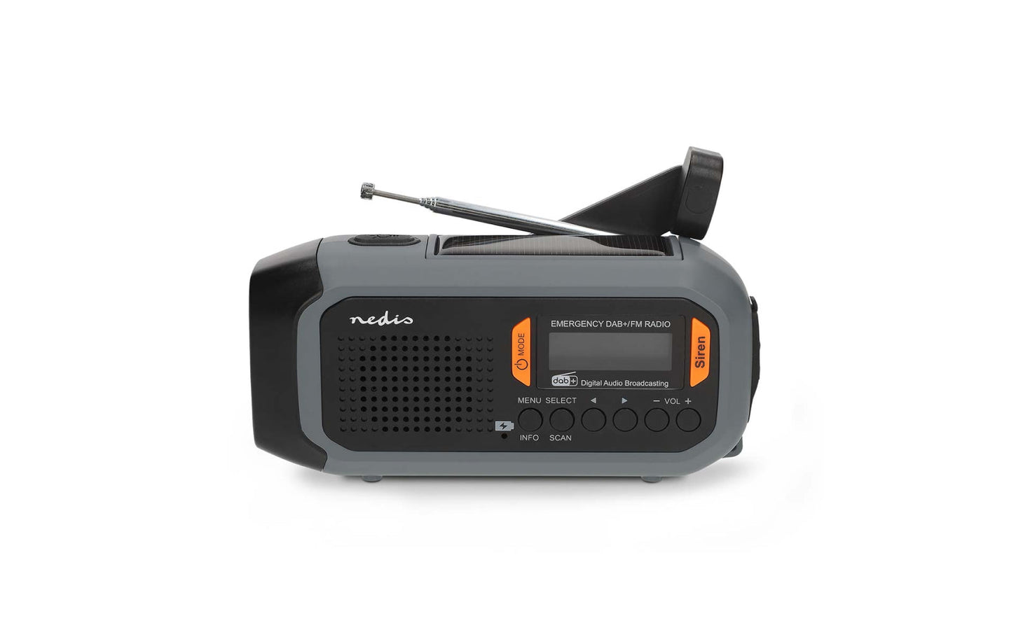Draagbare DAB+/FM radio met noodfuncties - Nedis - afbeelding 8