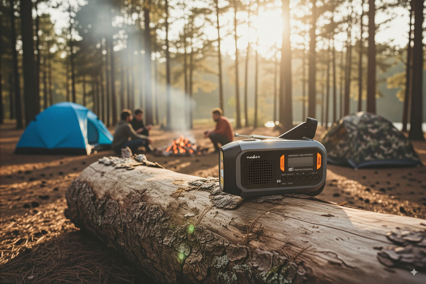 Draagbare DAB+/FM radio met noodfuncties - Nedis - afbeelding 2