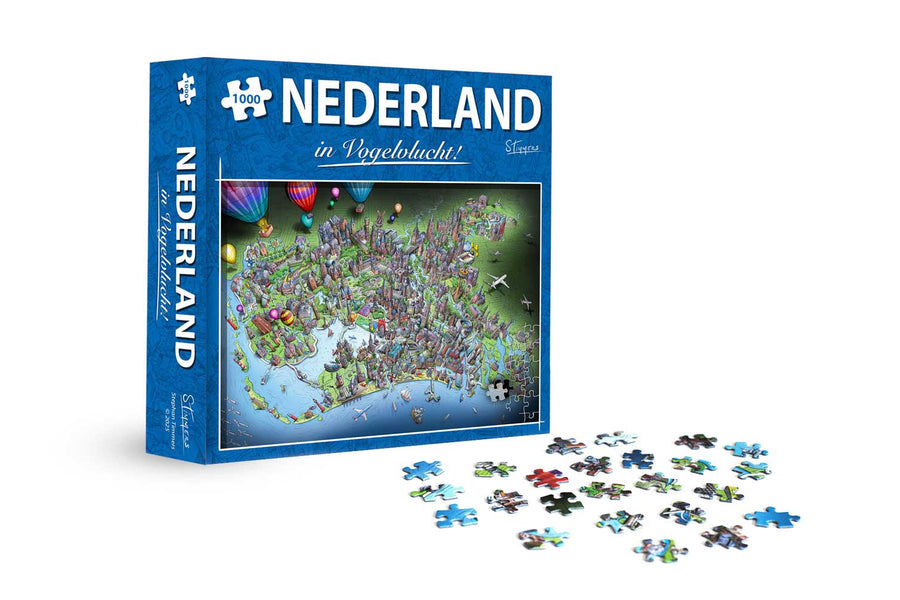 Puzzel Nederland in Vogelvlucht - afbeelding 1