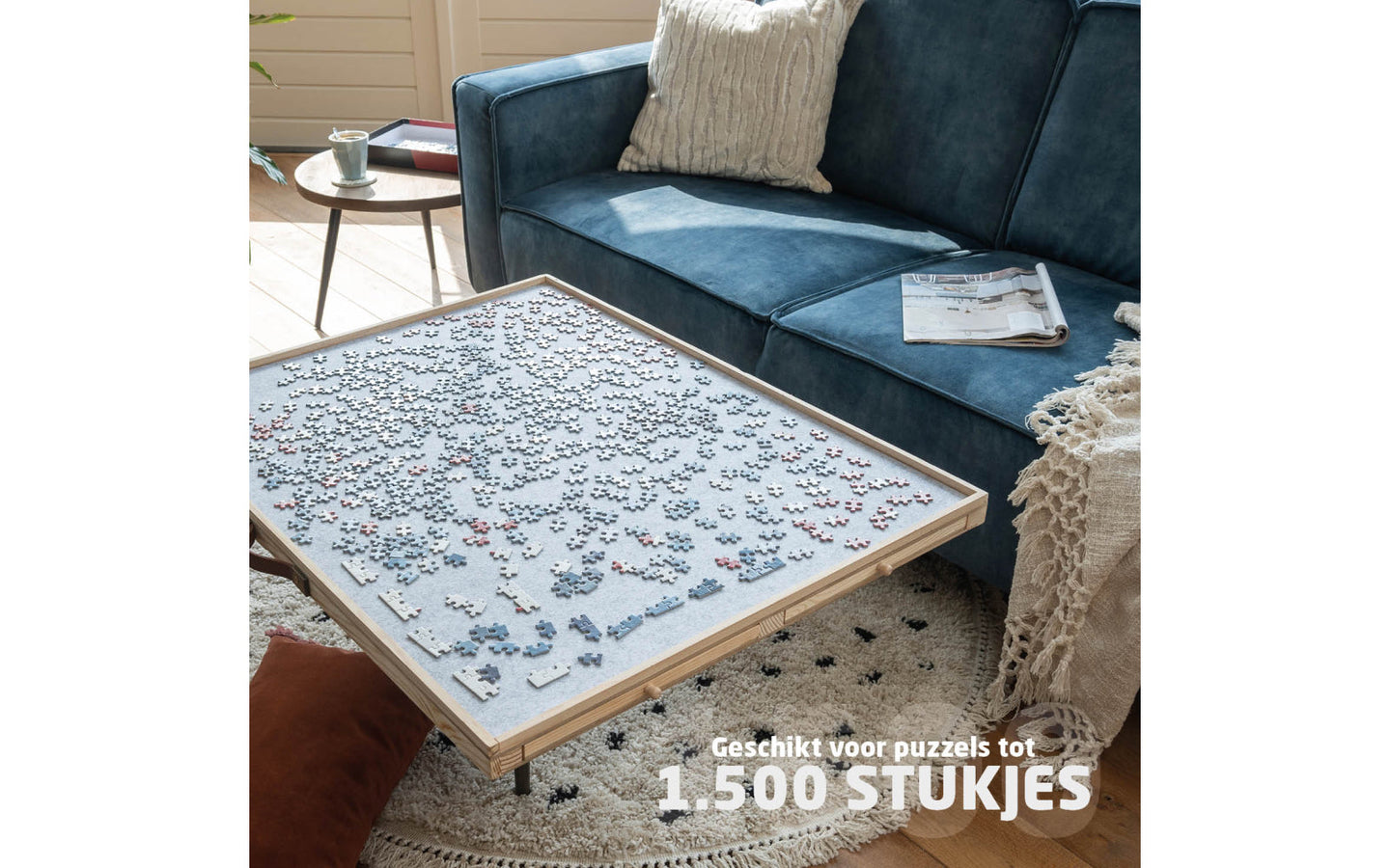 Ergonomische Puzzelplaat - 1500 Stukjes – 4 Lades - BREND - afbeelding 7