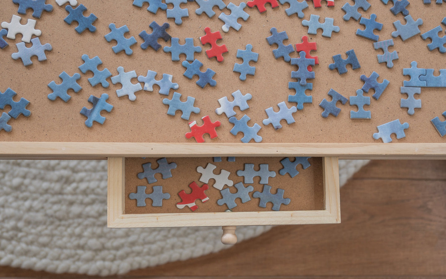 Puzzelplaat - 1000 Stukjes – Puzzelbord met 6 Lades – BREND - afbeelding 5