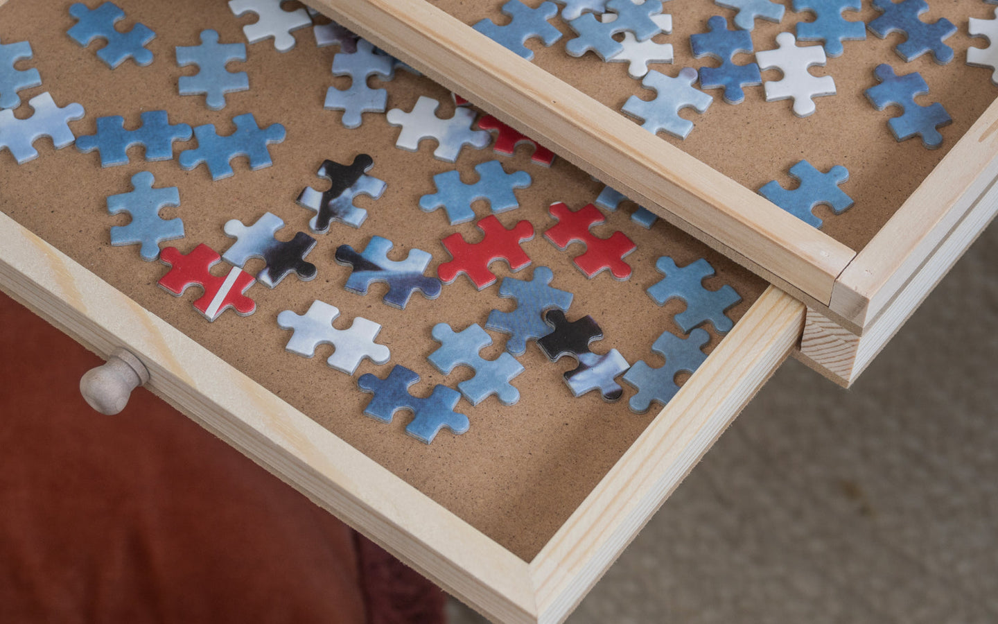 Puzzelplaat - 1000 Stukjes – Puzzelbord met 6 Lades – BREND - afbeelding 3