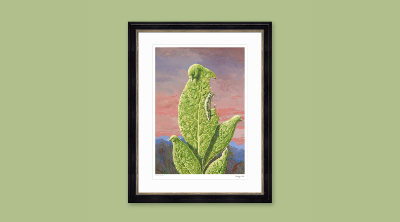 Unieke Litho René Magritte - afbeelding 1