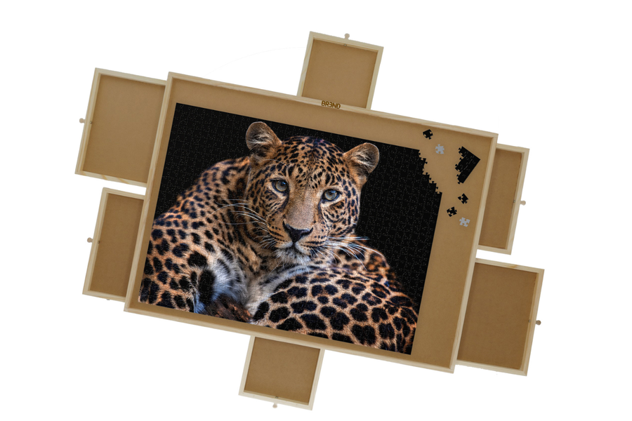 Puzzelplaat - 1500 Stukjes – Puzzelbord met 6 Lades – BREND - afbeelding 1