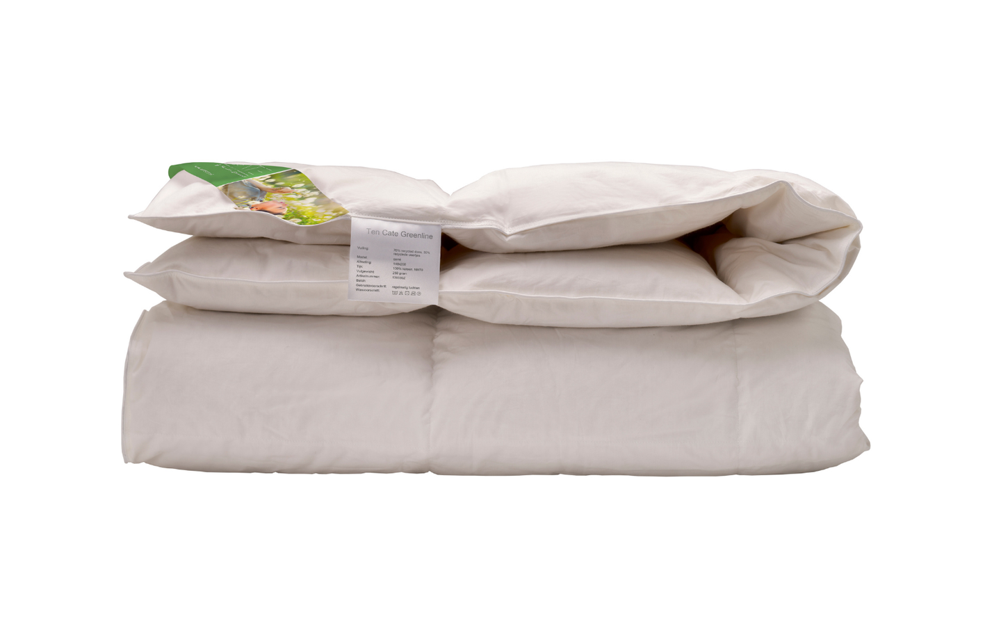 4-seizoenen dekbed met Gerecycled Dons -  3 afmetingen - Ten Cate - afbeelding 3