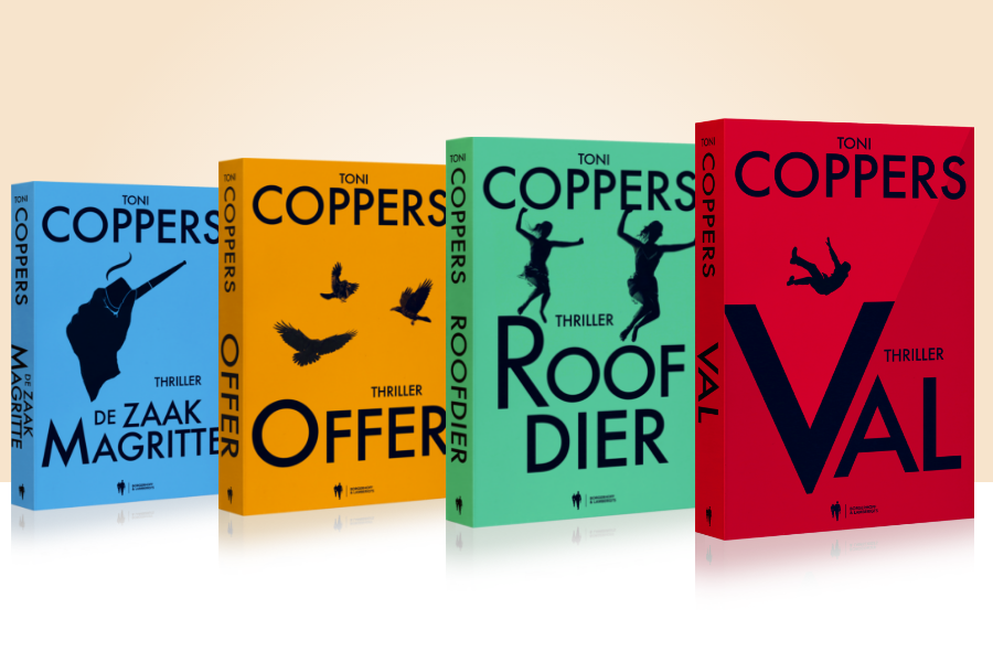 Thrillerpakket Alex Berger - Toni Coppers - 4 boeken + Incl. bladwijzers - afbeelding 1