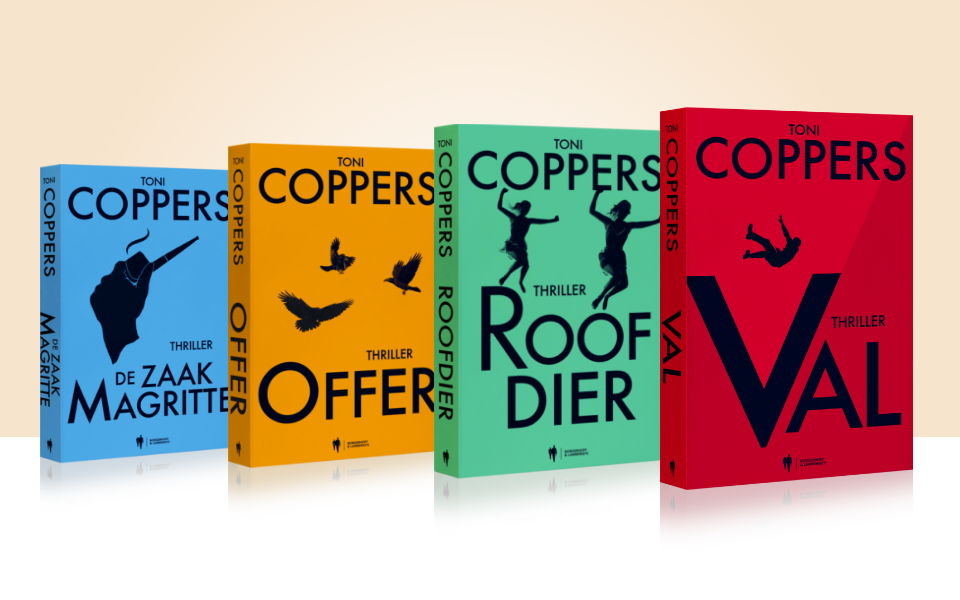 Thrillerpakket Alex Berger - Toni Coppers - 4 boeken + Incl. bladwijzers - afbeelding 1