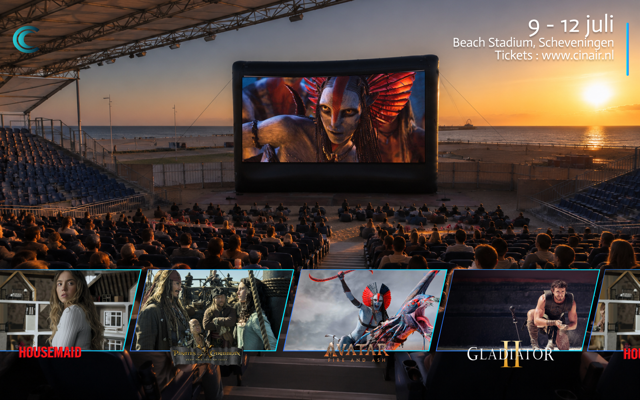 Cinair openluchtcinema (div. locaties) incl. extra snack - afbeelding 1