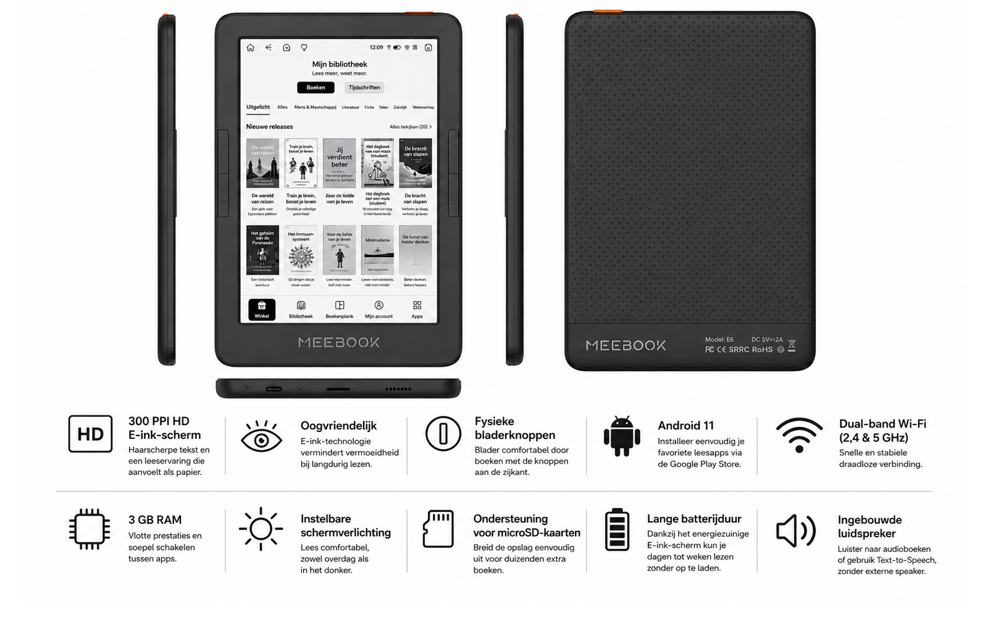 E-reader Meebook E6 - afbeelding 6