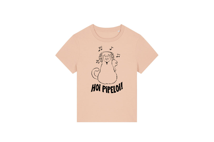 Jan, Jans en de Kinderen T-shirt 'Hoi Pipeloi' - Fraiche Peche - afbeelding 1