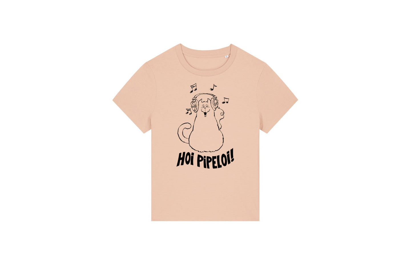 Jan, Jans en de Kinderen T-shirt 'Hoi Pipeloi' - Fraiche Peche - afbeelding 1